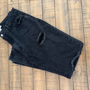 Princess Polly Charcoal Denim Pants